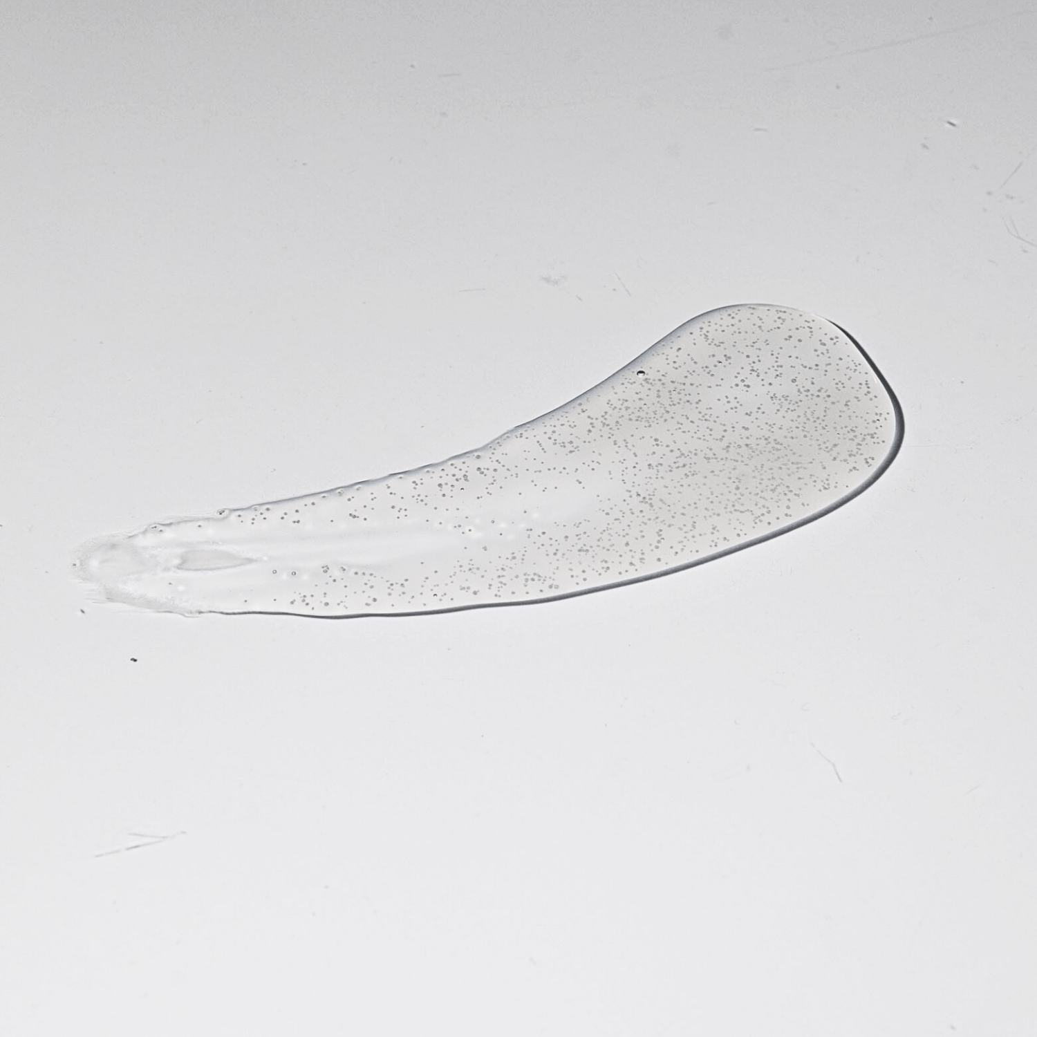 Slippery texture smear of Skin Nations Scrubalicious on a white background