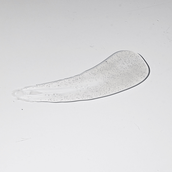 Slippery texture smear of Skin Nations Scrubalicious on a white background